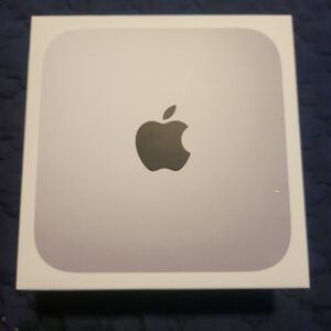 Apple Mac Mini Box - White with Silver Text